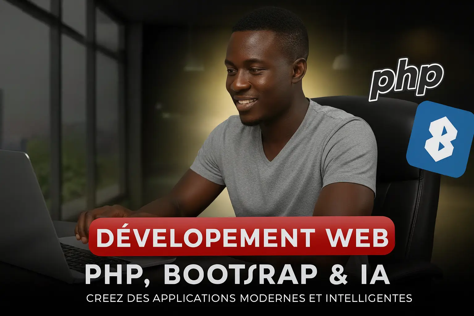 Développement Web: Créez des Applications avec PHP, Bootstrap & IA